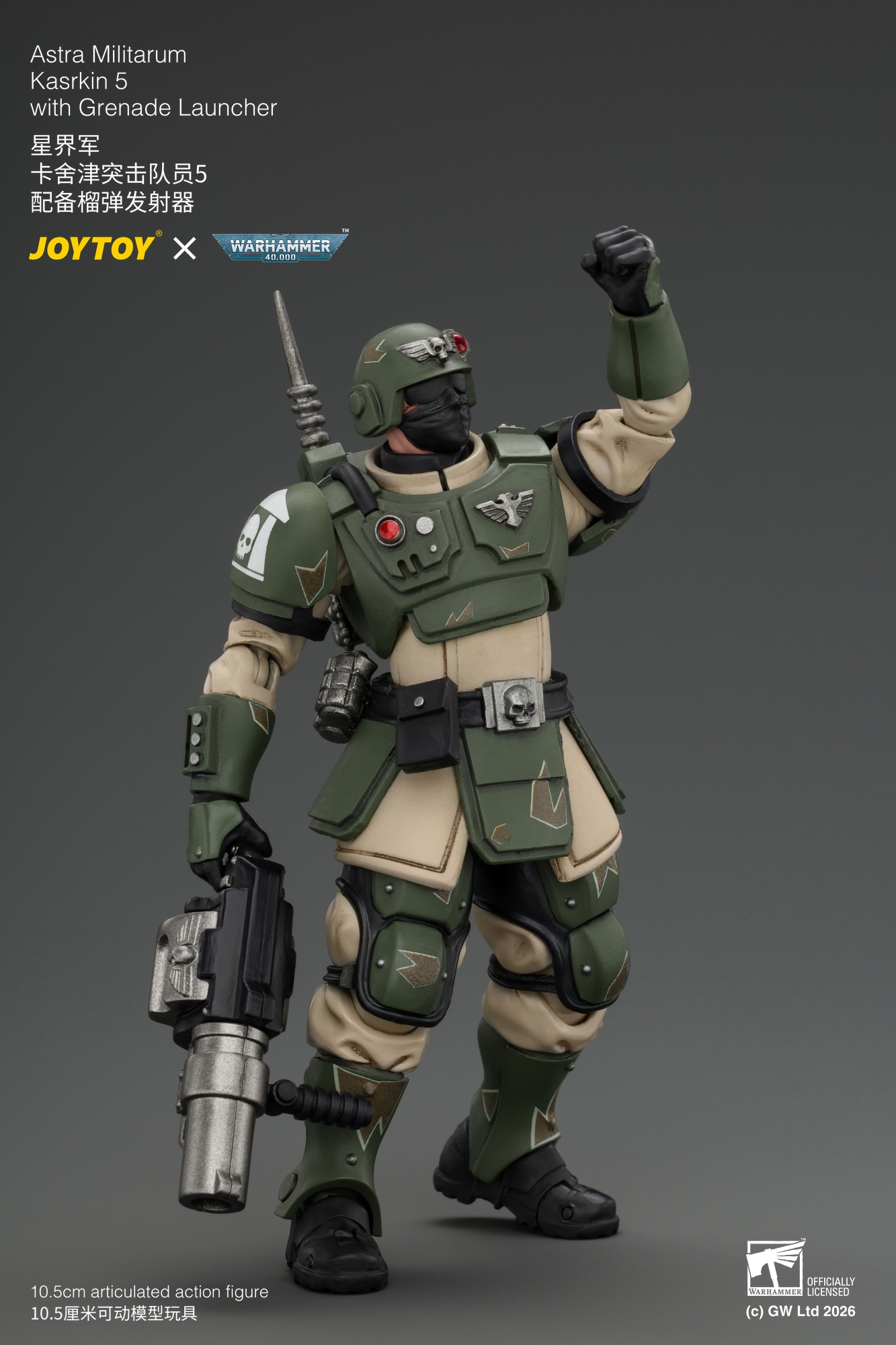 JoyToy WH40K Astra Militarum Kasrkin Squad