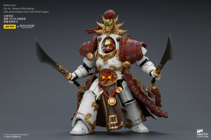 JoyToy Warhammer The Horus Heresy White Scars Qin Xa - Master of the Keshig with paired blades "The Tails of the Dragon"
