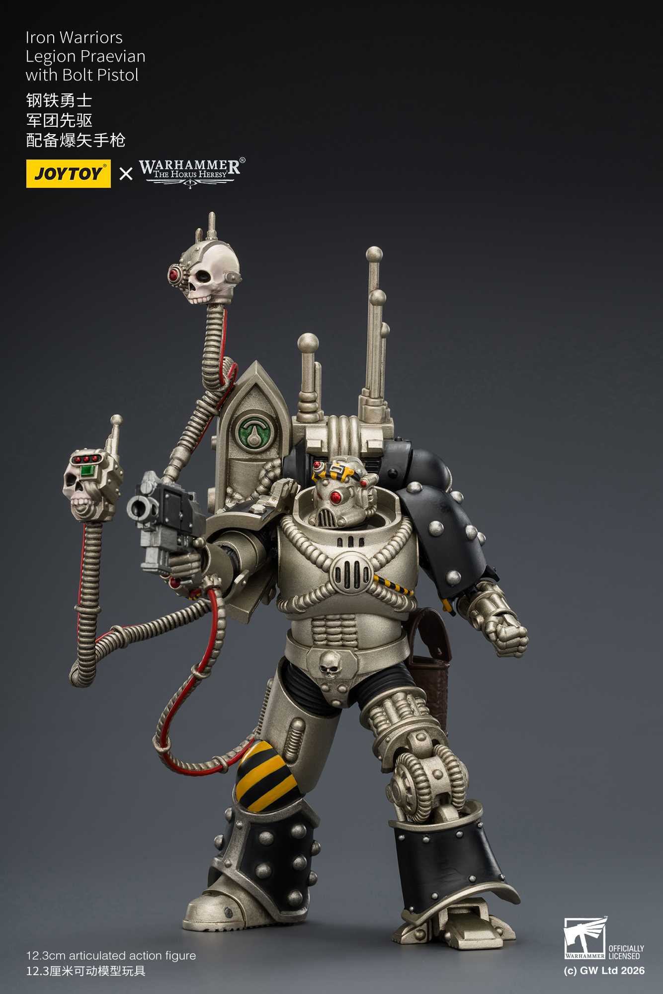 JoyToy Warhammer The Horus Heresy Iron Warriors Legion Praevian with Bolt Pistol