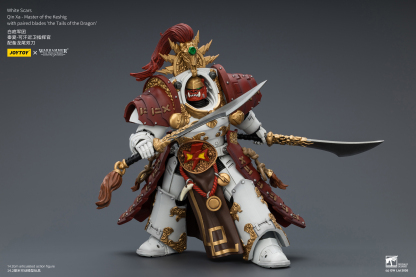 JoyToy Warhammer The Horus Heresy White Scars Qin Xa - Master of the Keshig with paired blades "The Tails of the Dragon"