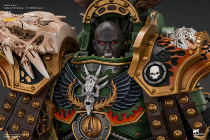 JoyToy The Horus Heresy Salamanders Vulkan, Primarch of the XVlllth Legion with Dawnbringer, The Furnace's Heart and Dragon's Breath Gauntlet