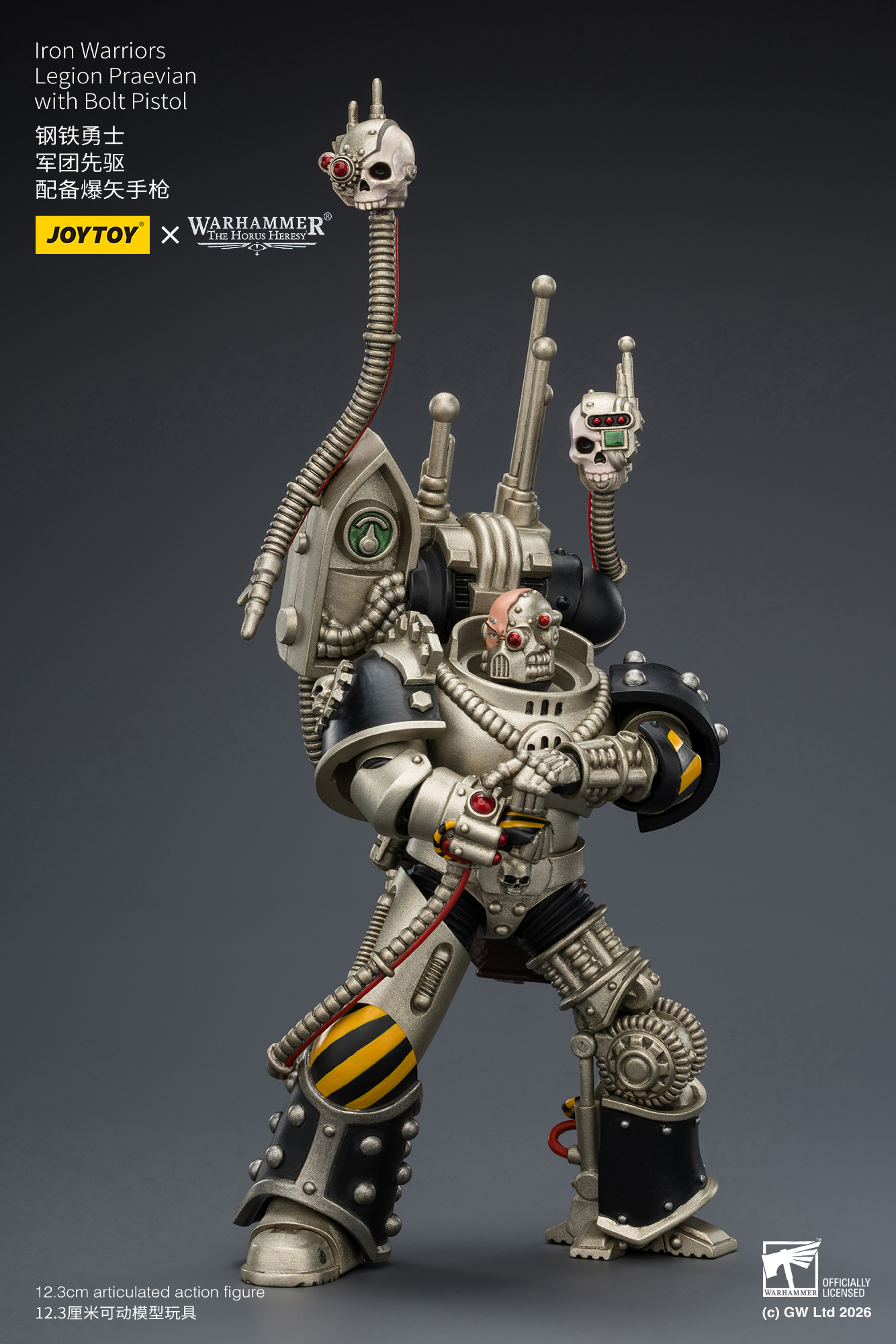 JoyToy Warhammer The Horus Heresy Iron Warriors Legion Praevian with Bolt Pistol