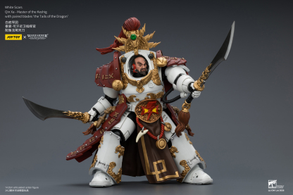JoyToy Warhammer The Horus Heresy White Scars Qin Xa - Master of the Keshig with paired blades "The Tails of the Dragon"