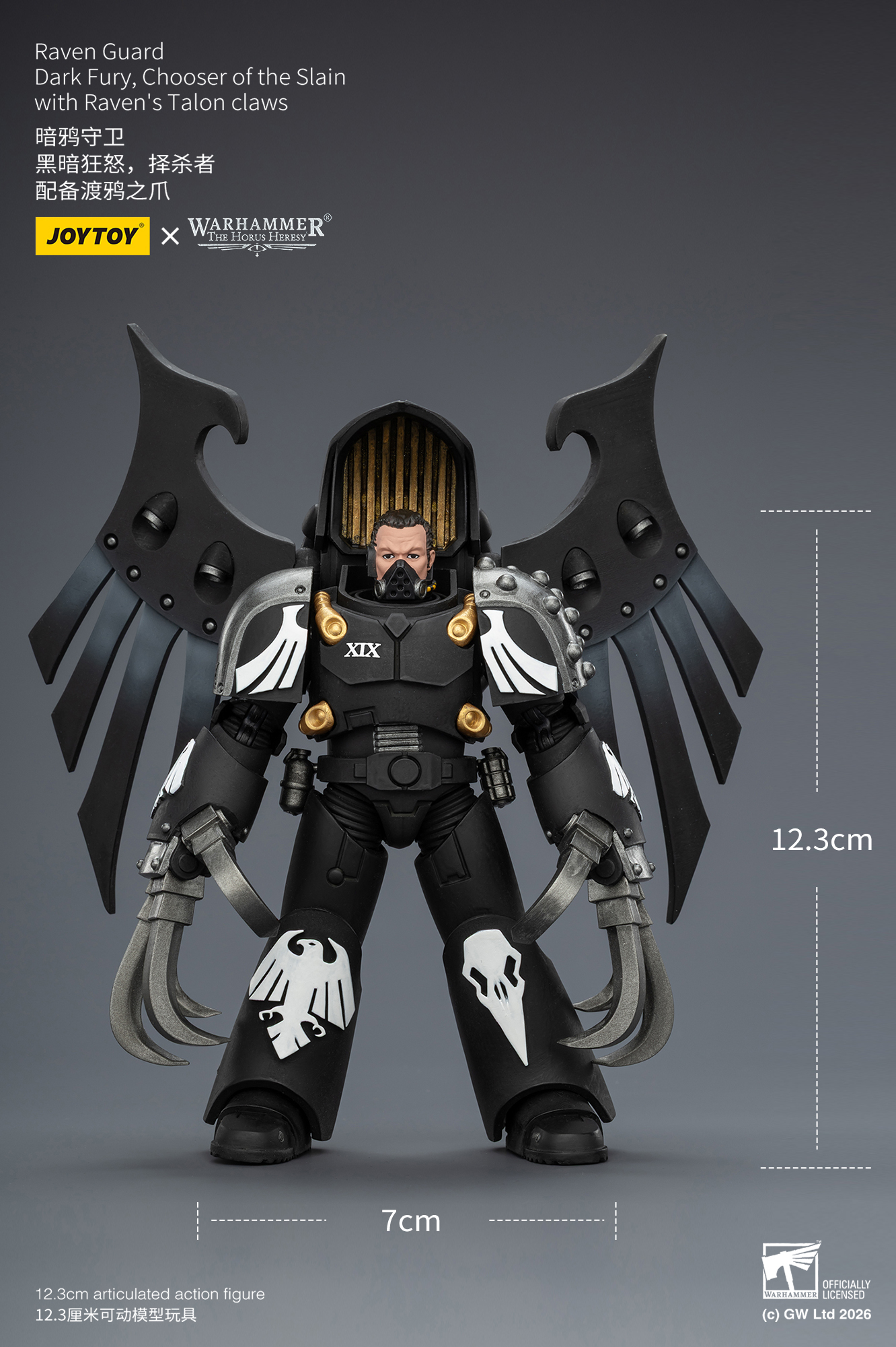 JoyToy Warhammer The Horus Heresy Raven Guard Dark Fury Assault Squad