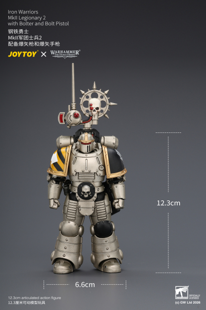 JoyToy Warhammer The Horus Heresy Iron Warriors MkII Tactical Legionary