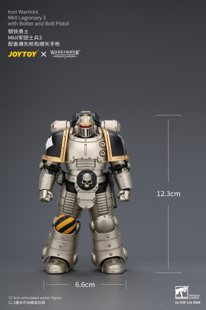 JoyToy Warhammer The Horus Heresy Iron Warriors MkII Tactical Legionary