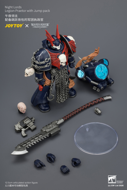 JoyToy Warhammer The Horus Heresy Night Lords Legion Praetor with Jump Pack