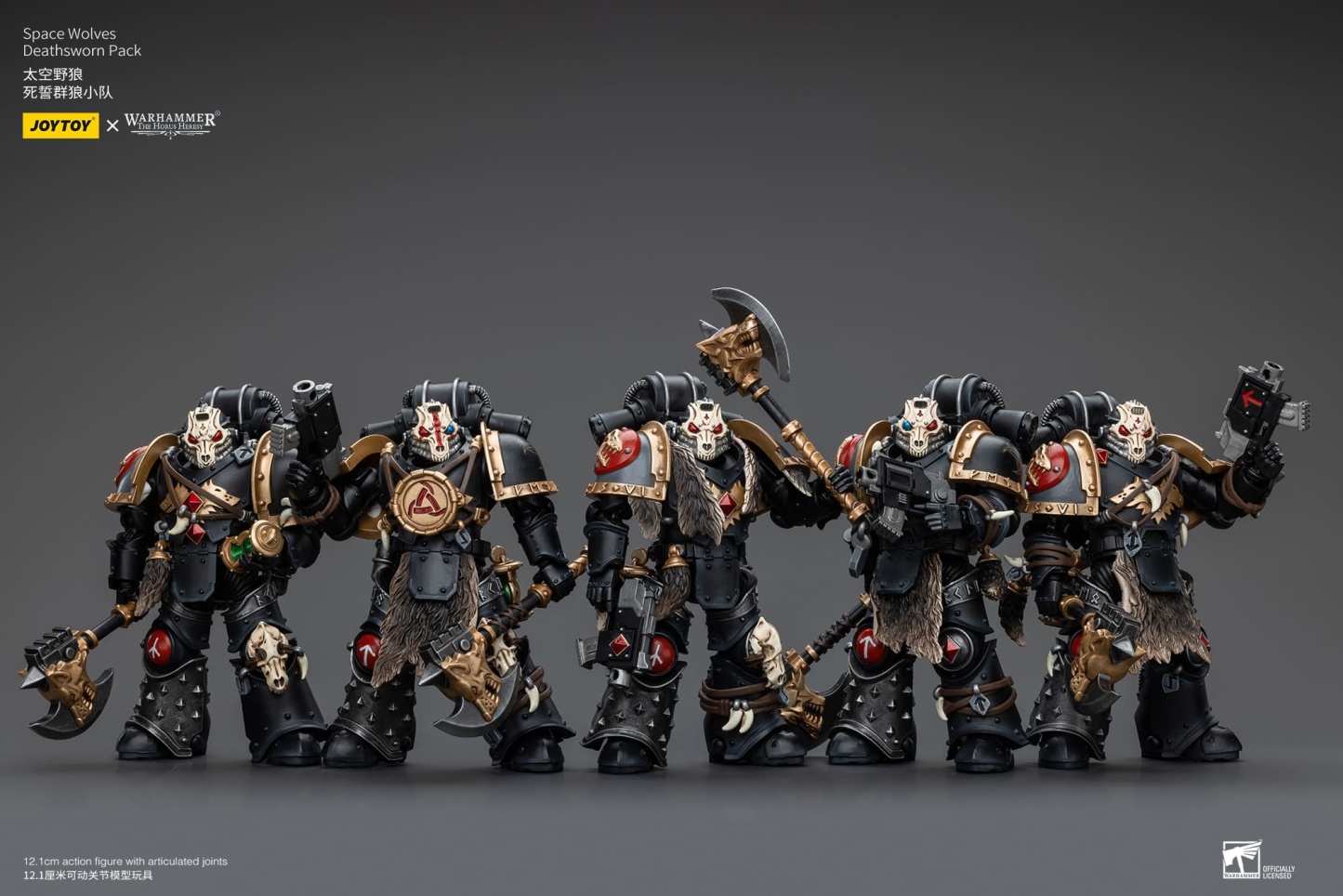 JoyToy WH40K Space Wolves Deathsworn Pack