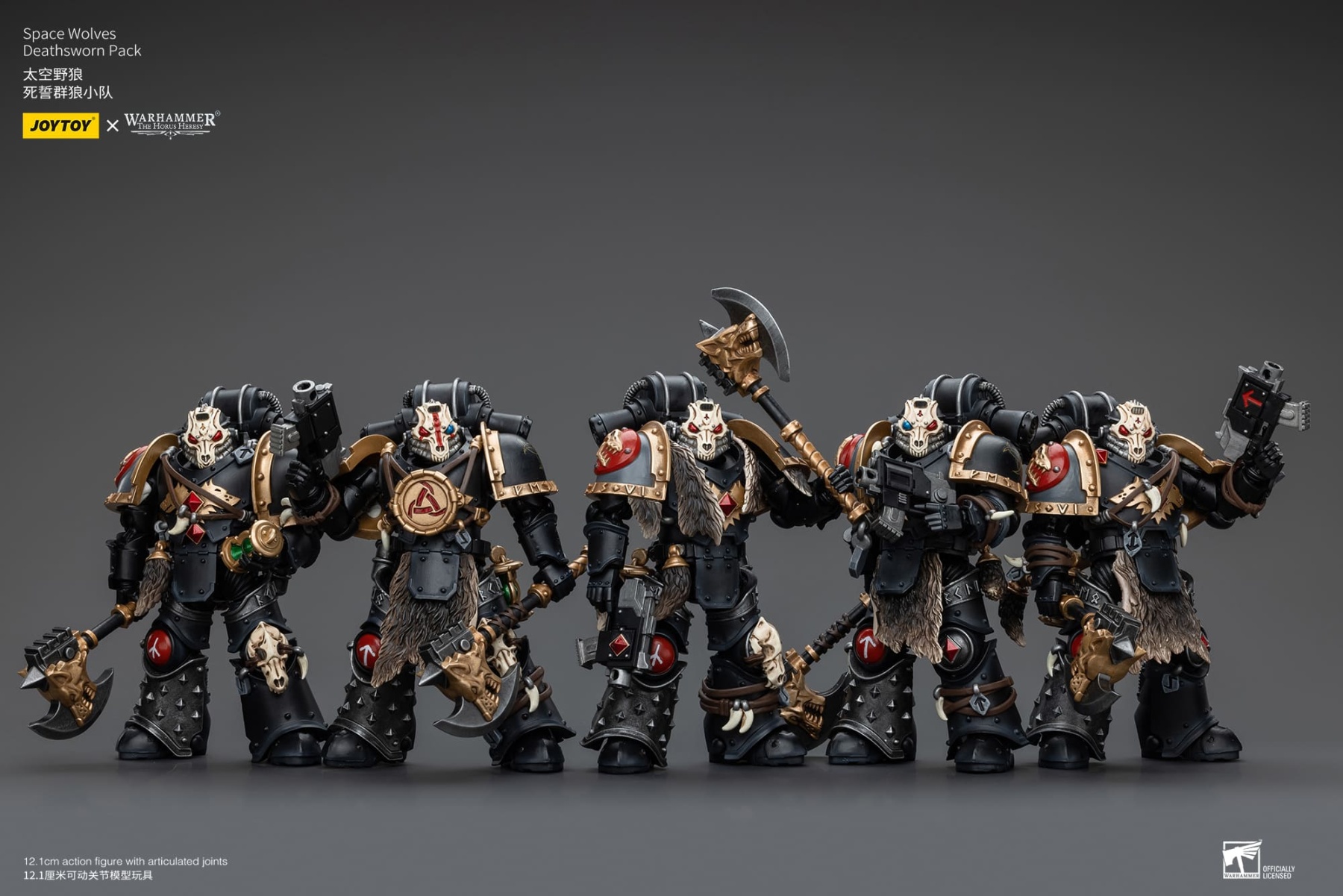 JoyToy WH40K Space Wolves Deathsworn Pack
