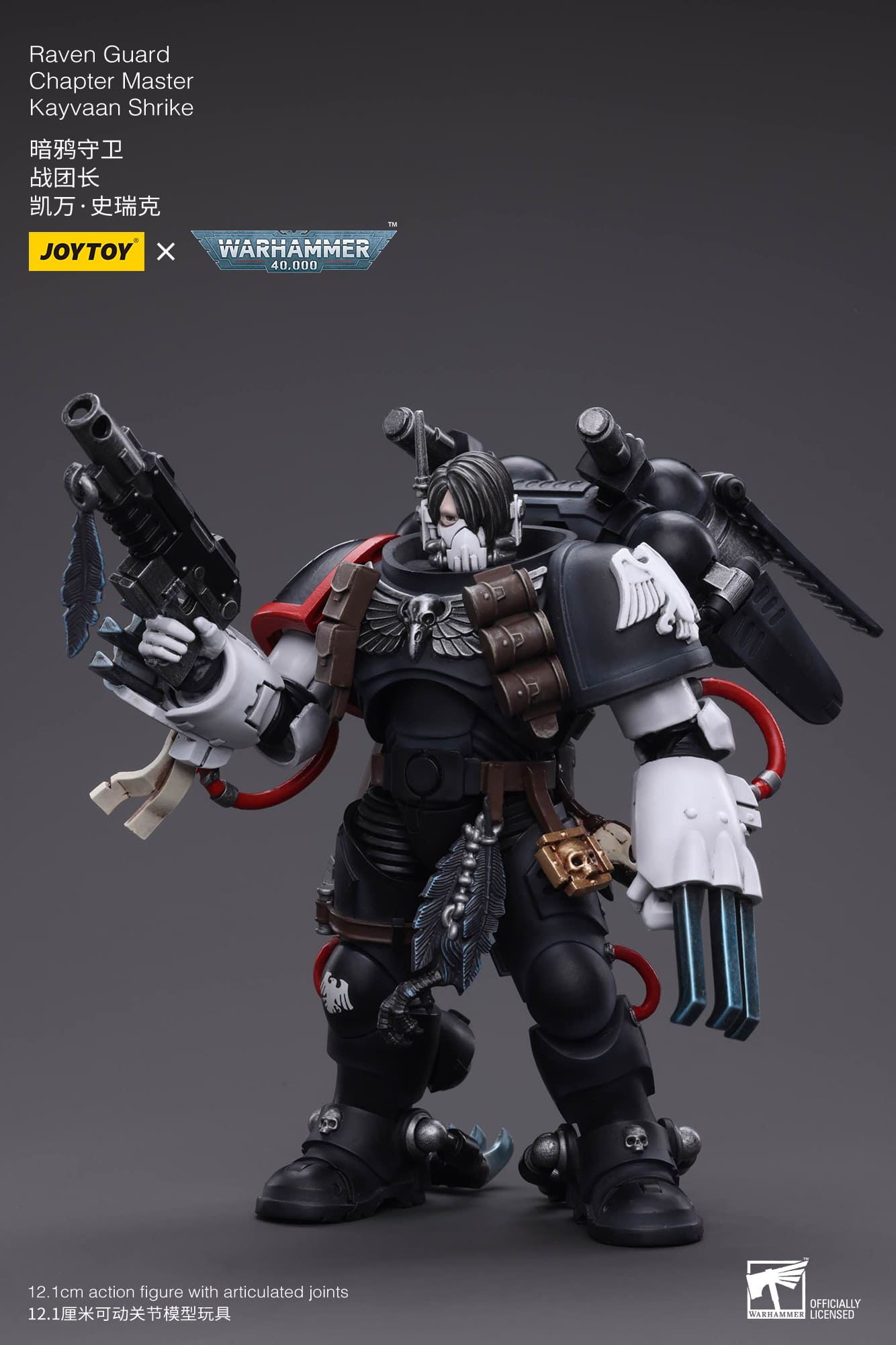 JoyToy WH40K Raven Guard Chapter Master Kayvaan Shrike – Joytoy