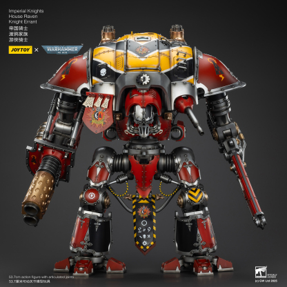 JOYTOY Imperial Knights House Raven Knight Errant WH40K