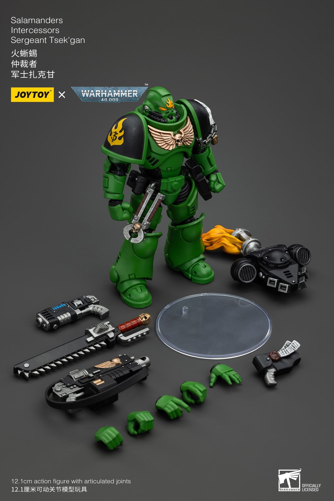 JoyToy WH40K Salamanders Intercessors Sergeant Tsek'gan