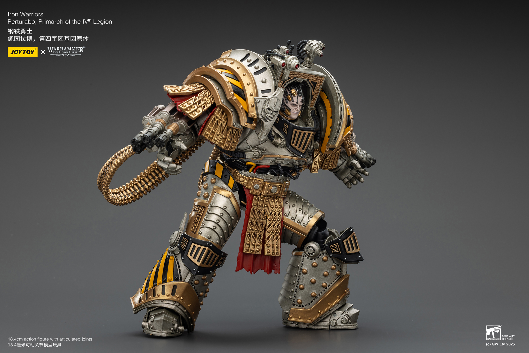 JoyToy WH40K Iron Warriors Perturabo, Primarch of the lVth Legion