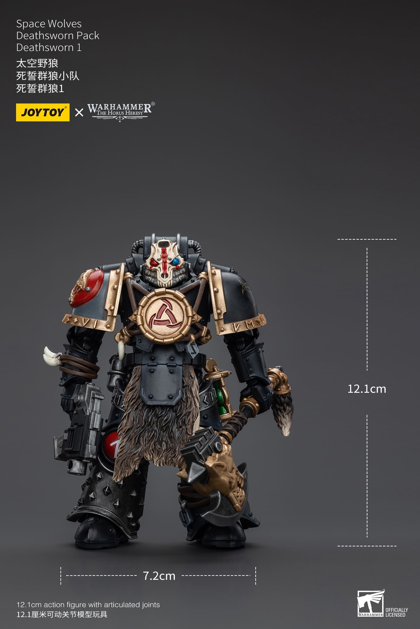 JoyToy WH40K Space Wolves Deathsworn Pack Deathsworn 1 – Joytoy