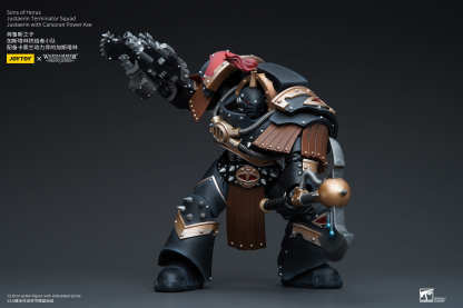 JOYTOY WH40K Sons of Horus Justaerin Terminator Squad Justaerin with Carsoran Power Axe