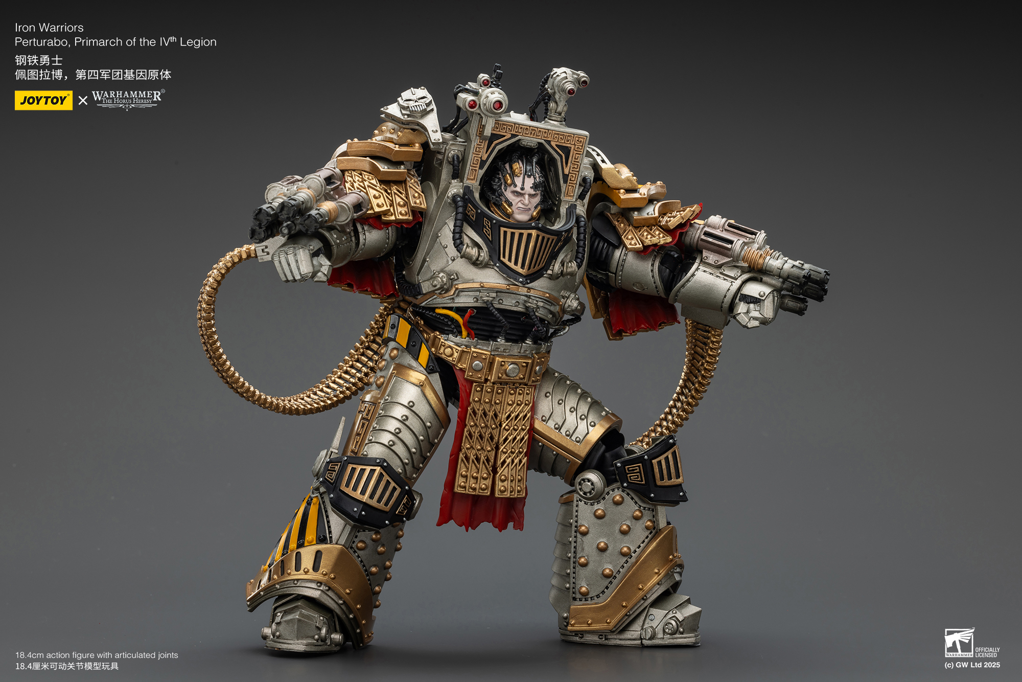 JoyToy WH40K Iron Warriors Perturabo, Primarch of the lVth Legion