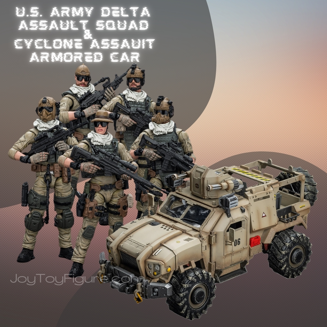 JOYTOY Action Figure U.S.Army Delta Assault Squad
