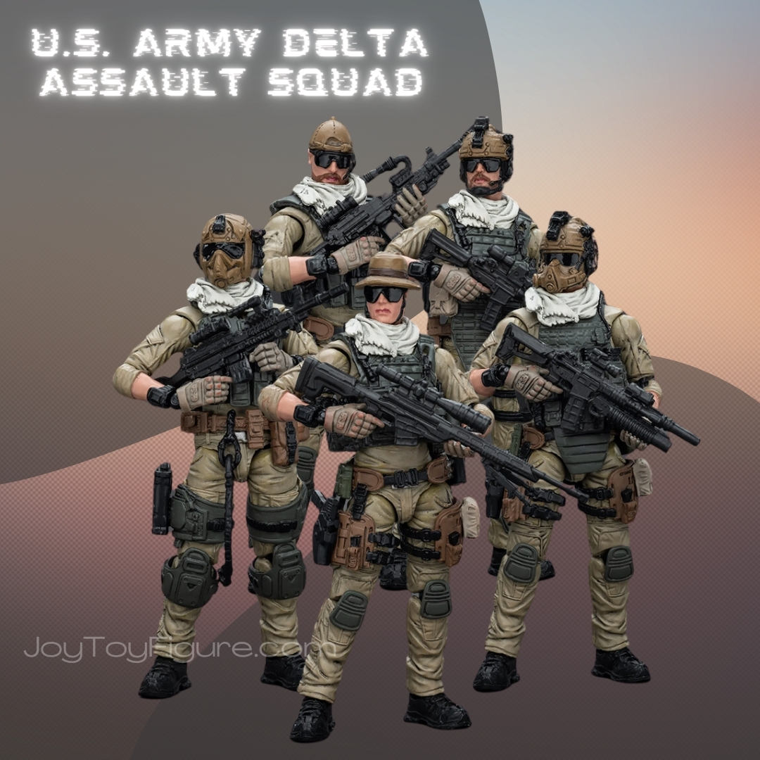 JOYTOY Action Figure U.S.Army Delta Assault Squad