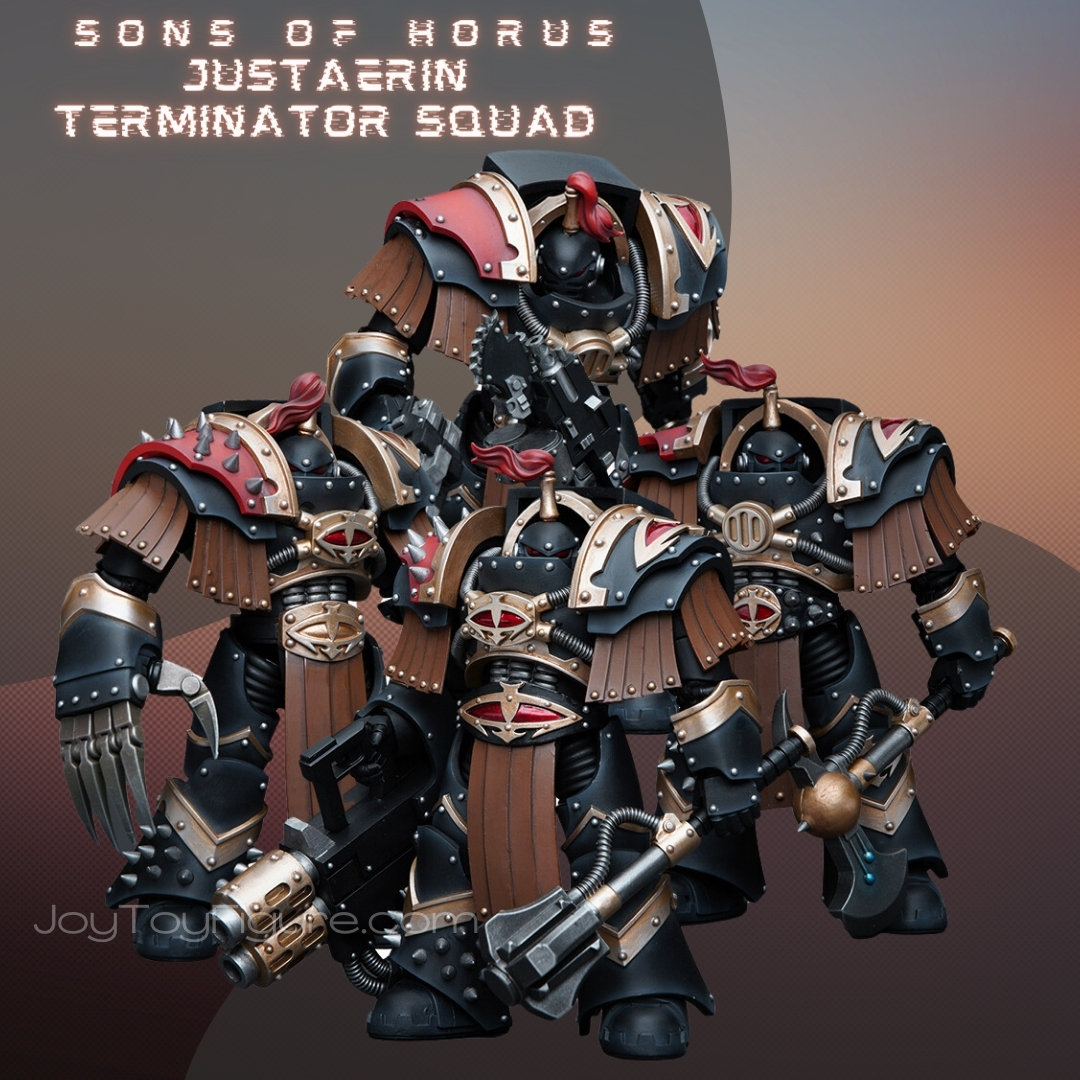JOYTOY WH40K Sons of Horus Justaerin Terminator Squad