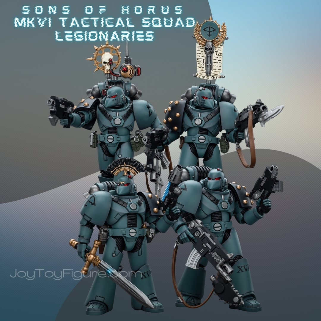 JOYTOY WH40K Sons of Horus MKVI Tactical Squad Set – Joytoy