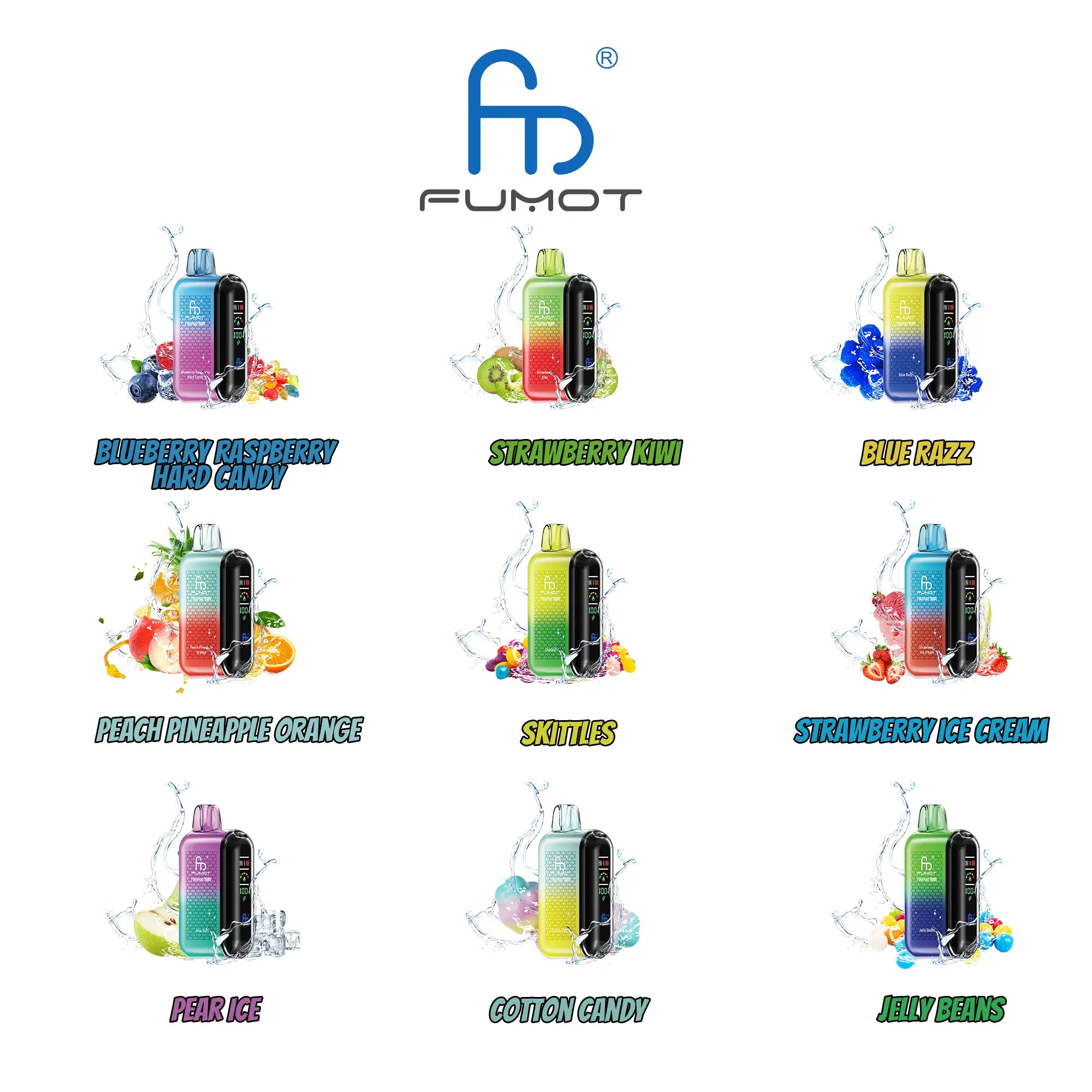fumot vape 28k Fumot Vibe 28000 Smart Dispaly Disposable Vape main image 1