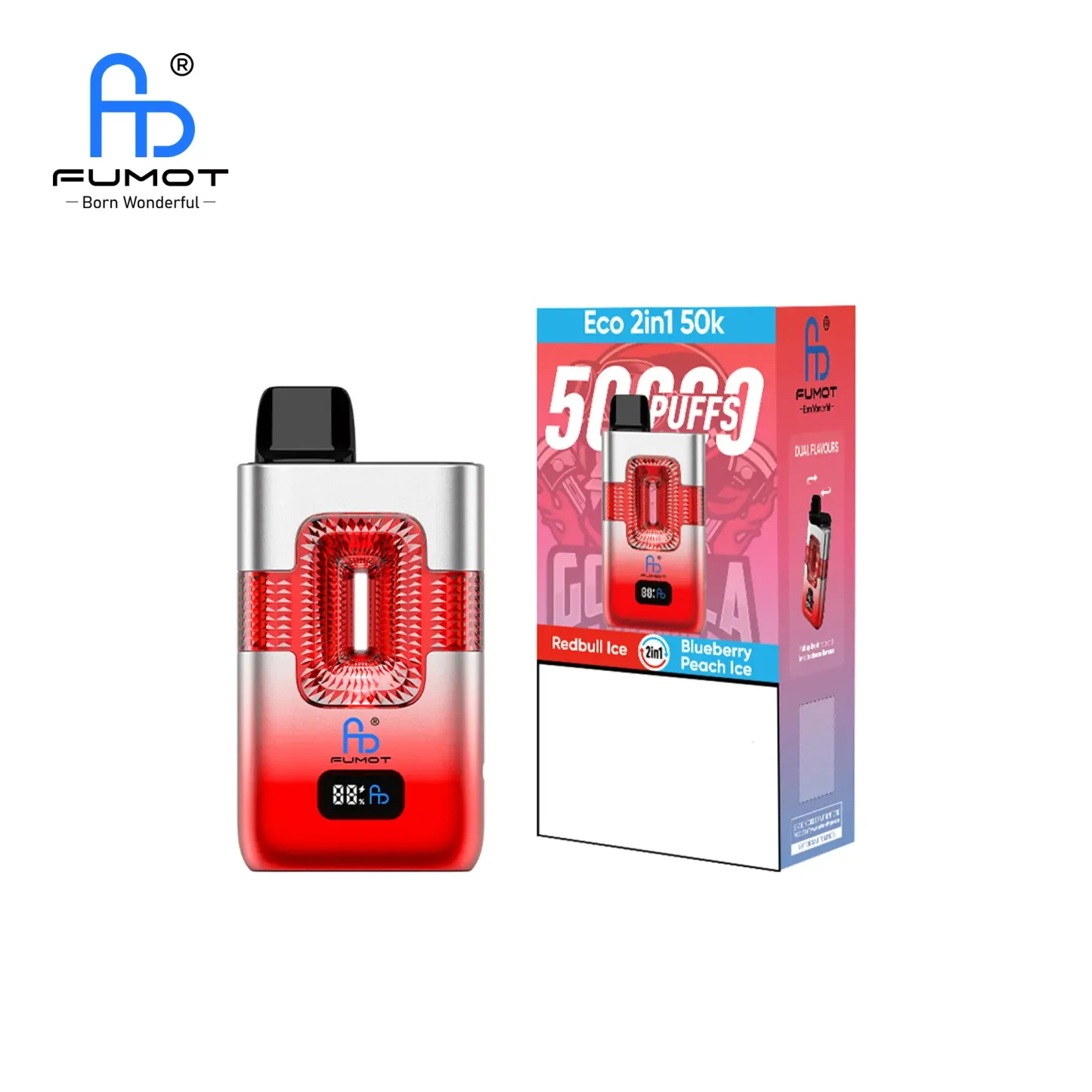 Fumot 50K 2IN1 Disposable Vape - (1 Vape)