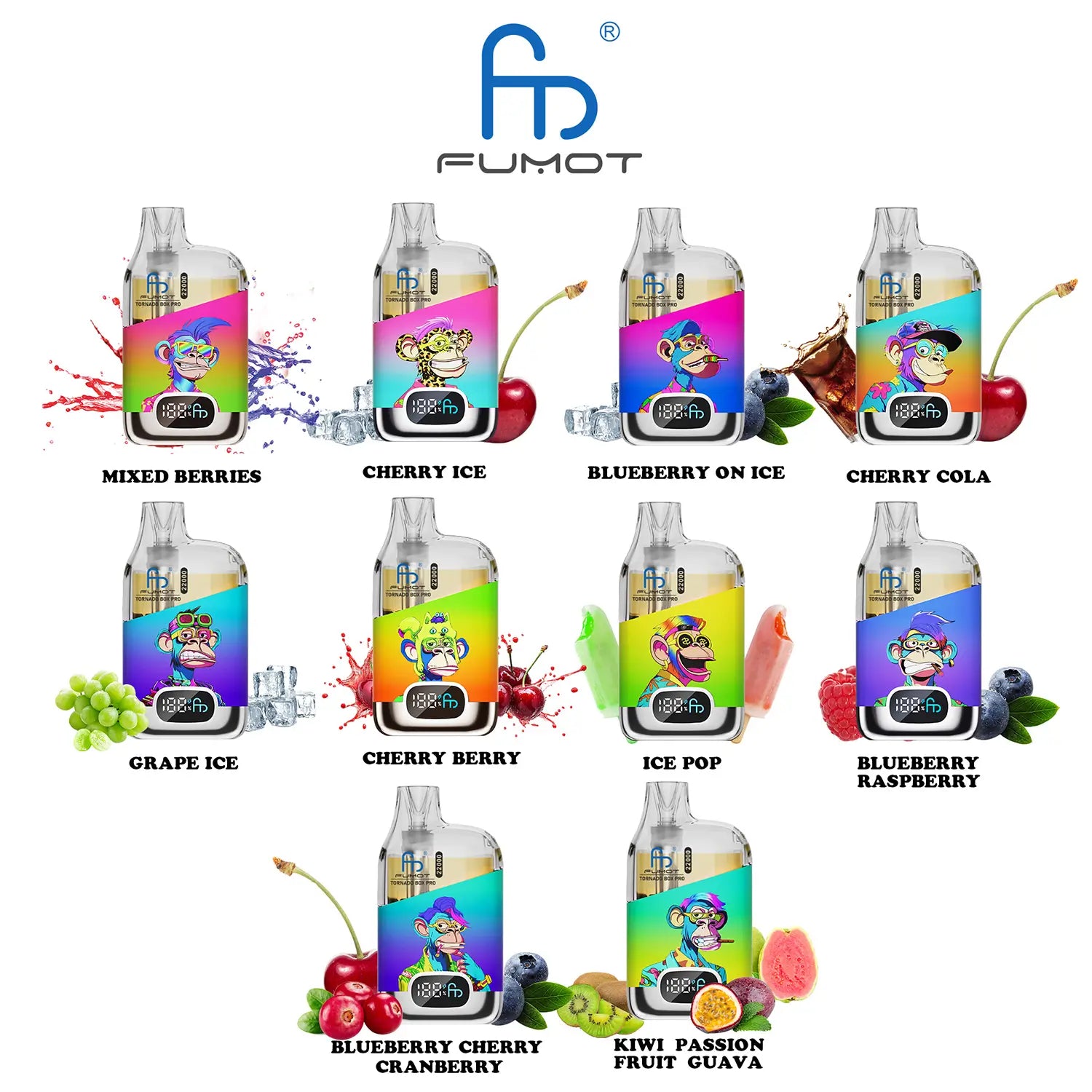 Fumot Tornado Box Pro 22000 Disposable Vape – Fumot Store