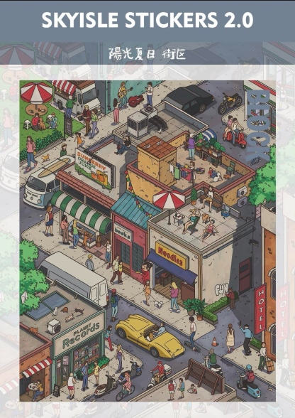 #075 SKYISLE Series : Vol.2 Build 2 Magical Worlds -Premium Theme Sticker Collection