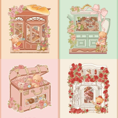 #090 Bear Romantic House