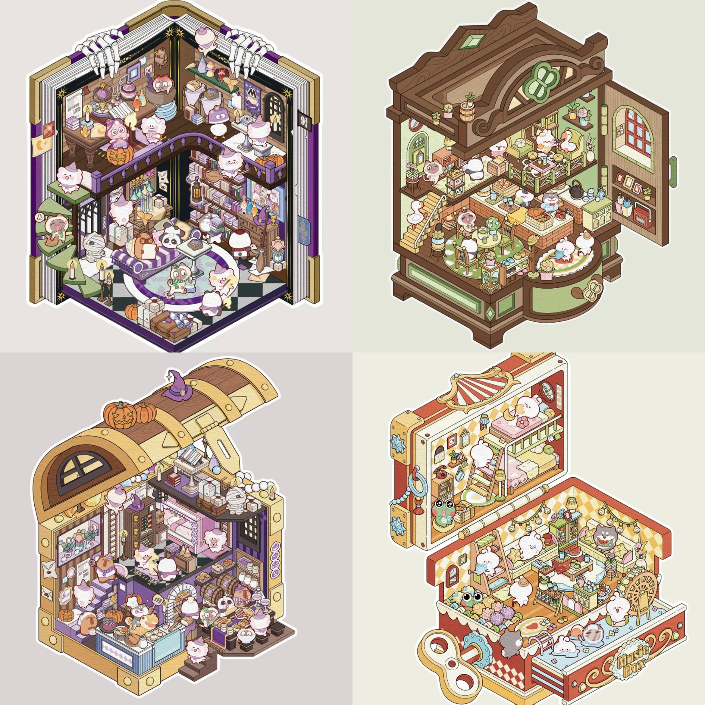 #157 The Magical Little World(Size:S)