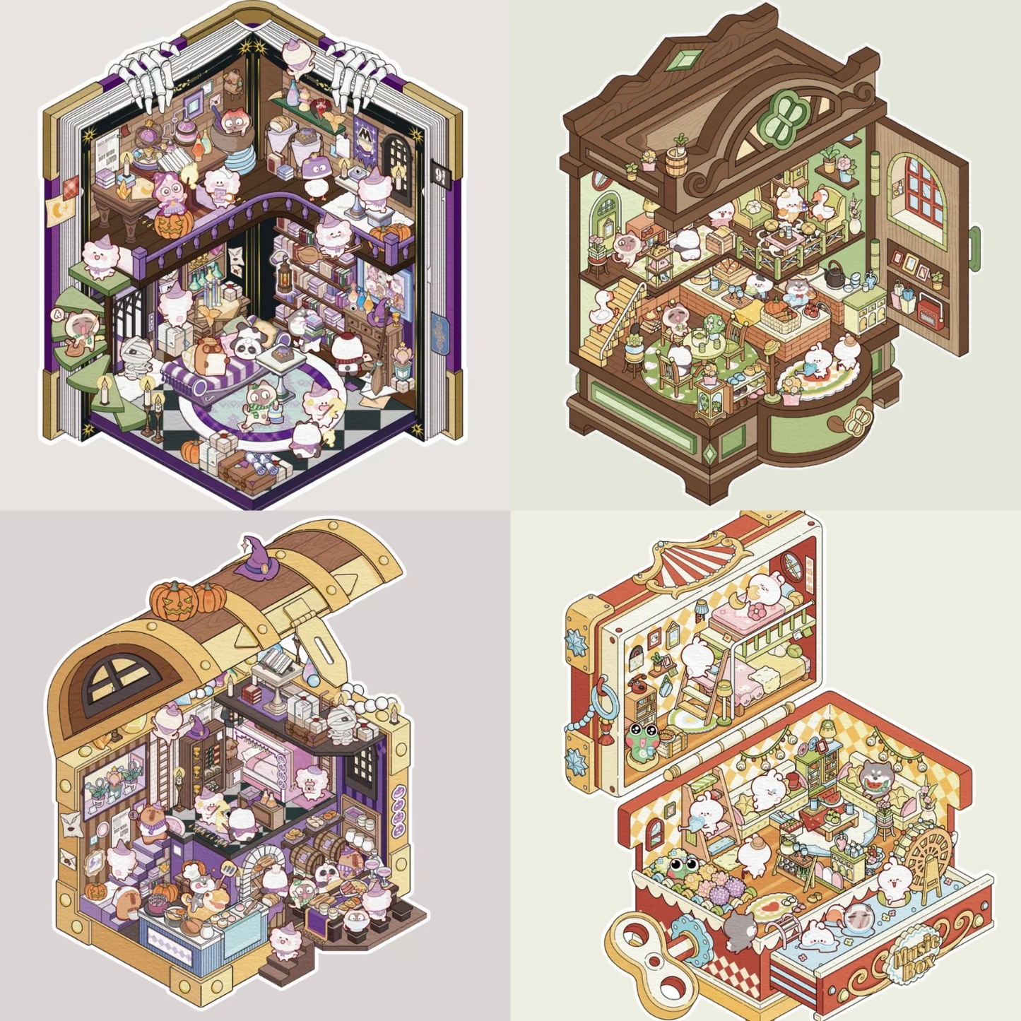 #157 The Magical Little World(Size:S)