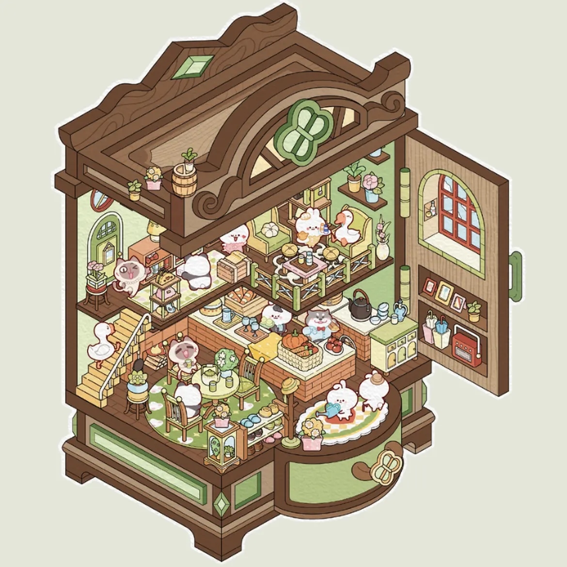 #157 The Magical Little World(Size:S)