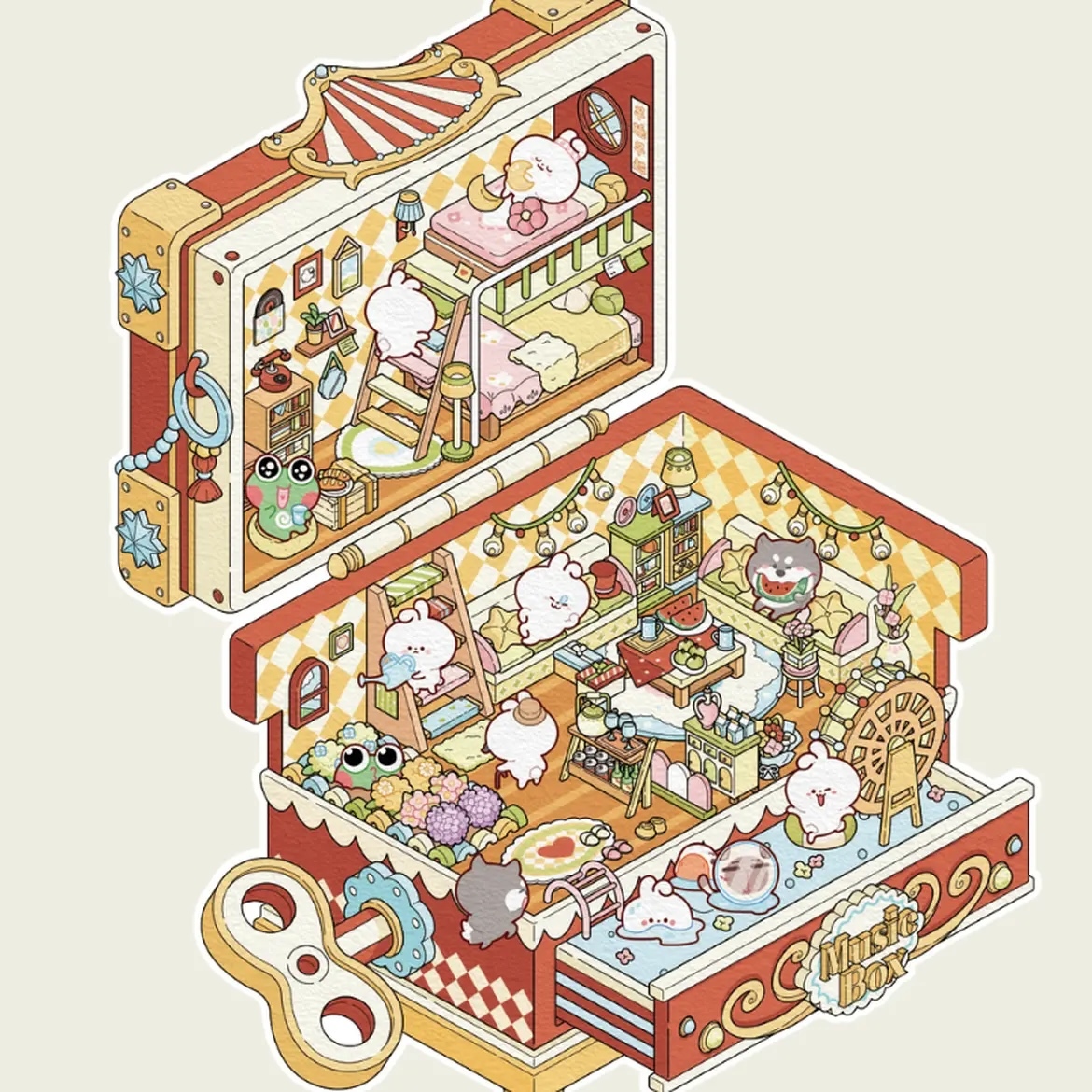 #157 The Magical Little World(Size:S)