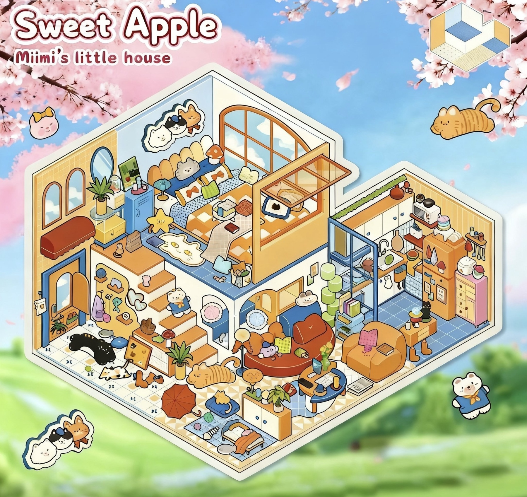 #194 Sweet fruit house and lovely home 98.0(Size:M)