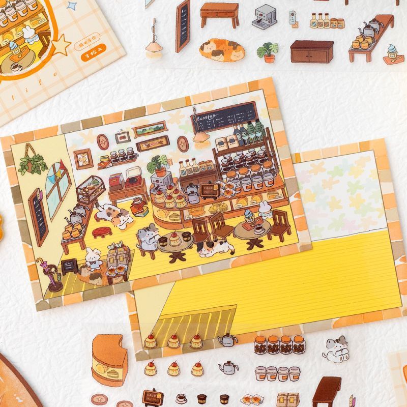 #188 Kitten Bakery (Size:S)