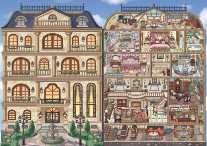 #195 Vintage mansion (Size:XXL)