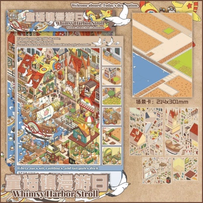 #303 Whimsy harbor Stroll(Size:XL)