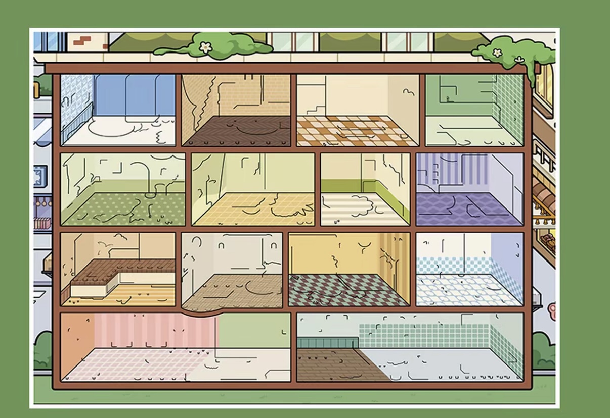 #022 My little room (Size:XL)