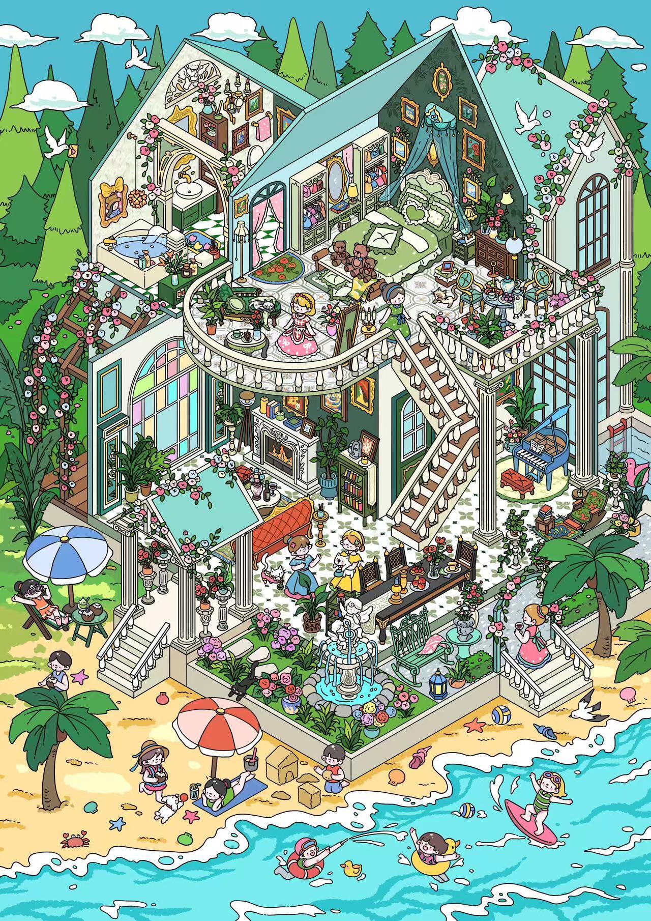 #271 Big mansion(Size:XXL)