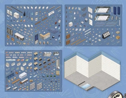 #109 Immersive flower&sea food store(Size:XL)