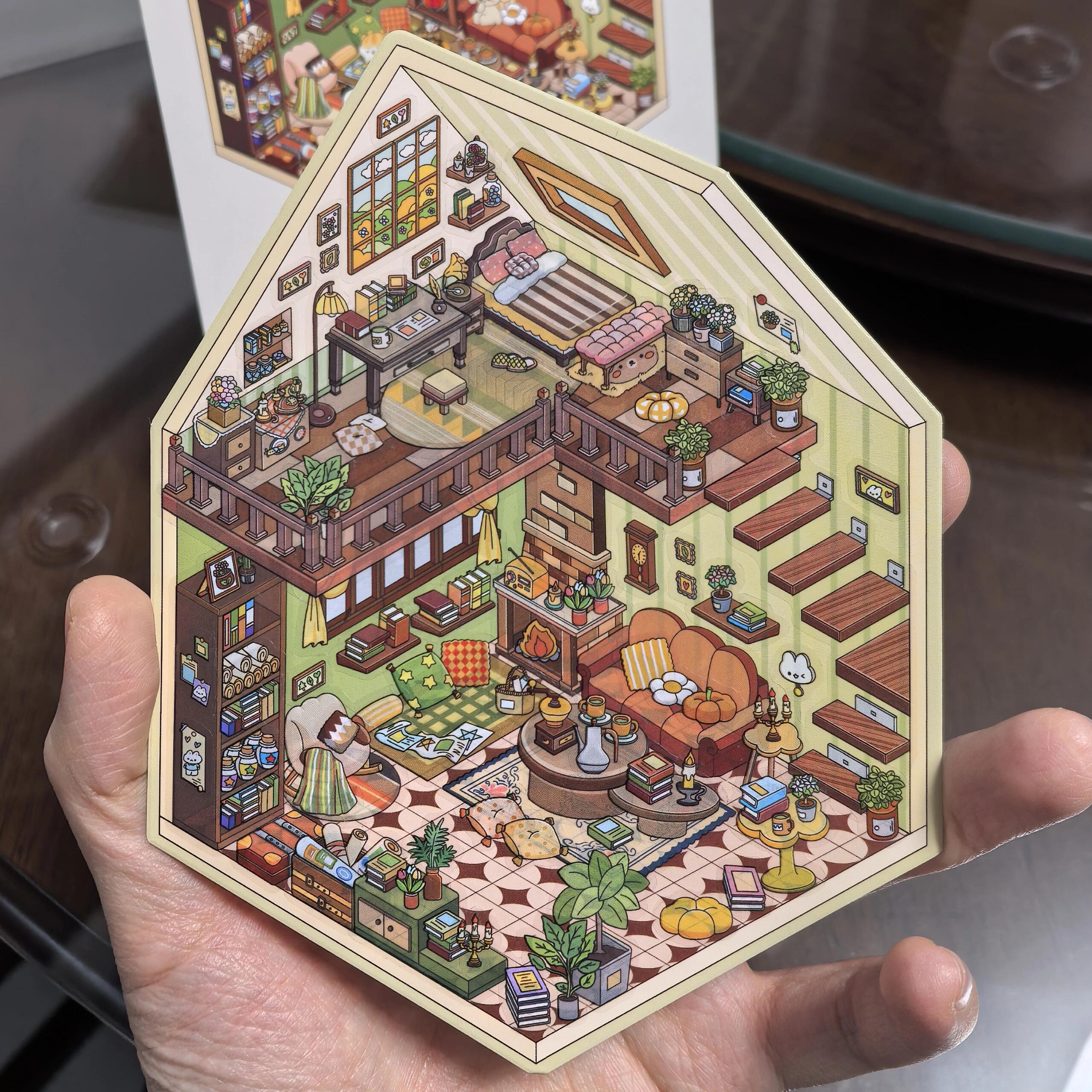 #045 My Cottage Build 4 Magical Worlds -Premium Theme Sticker Collection