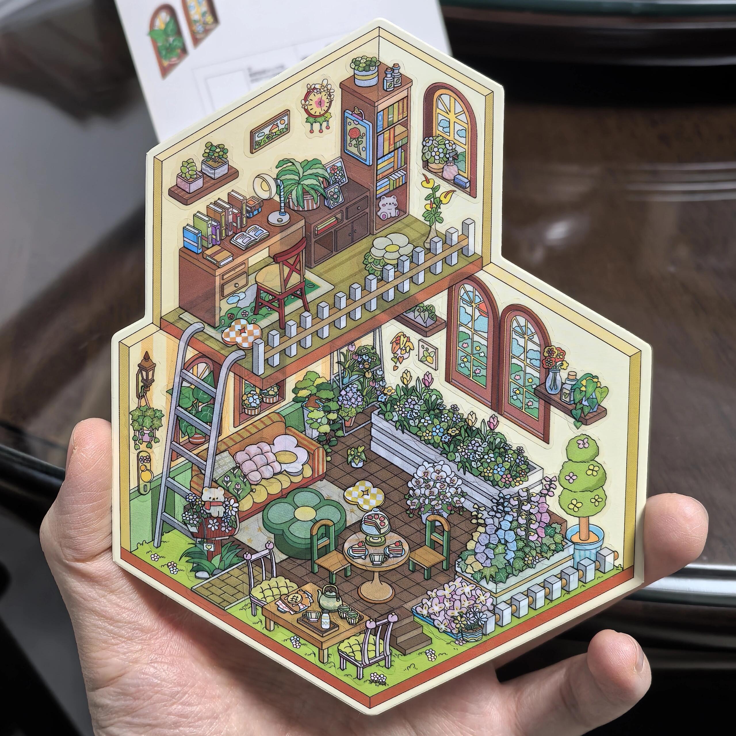 #045 My Cottage Build 4 Magical Worlds -Premium Theme Sticker Collection