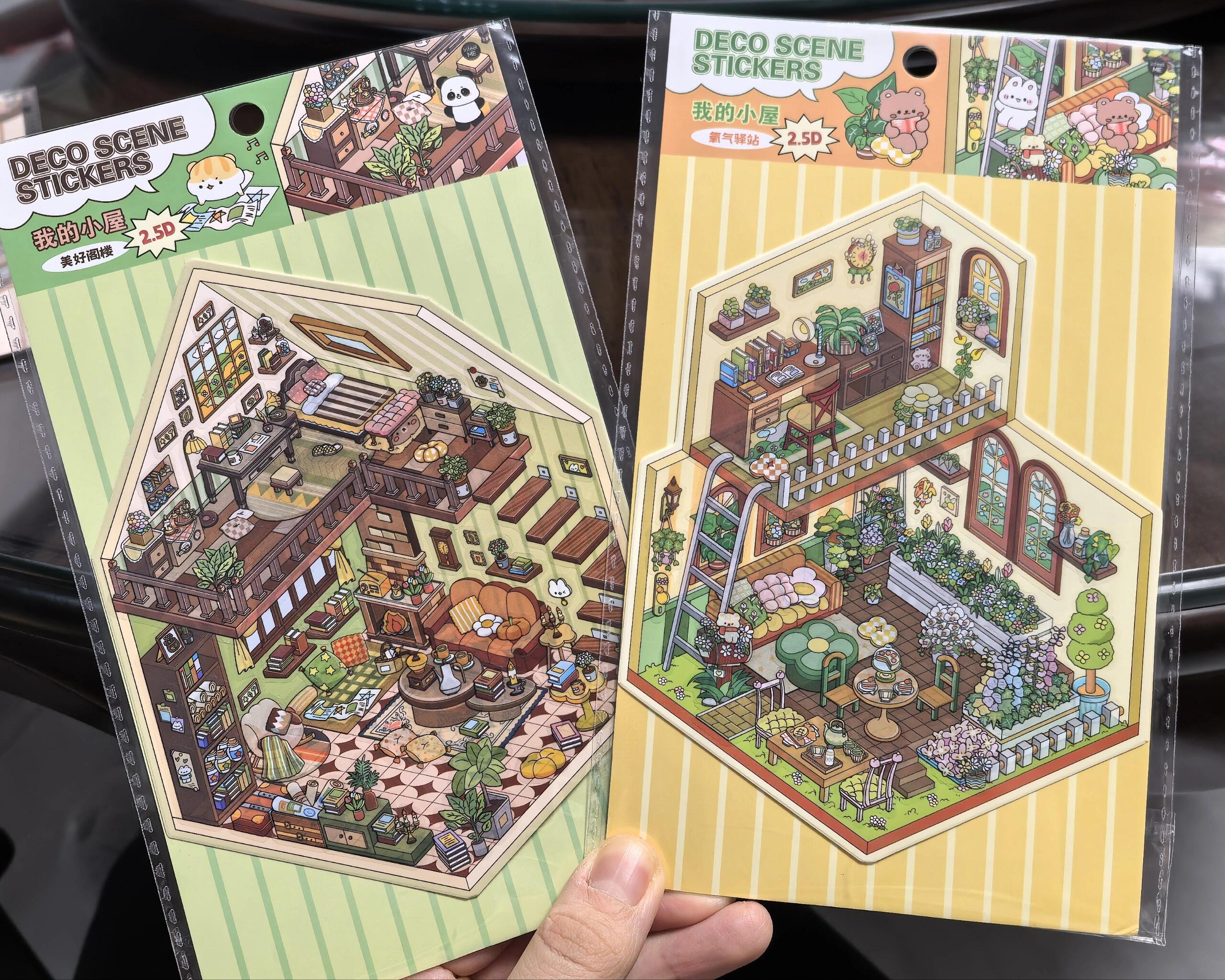 #045 My Cottage Build 4 Magical Worlds -Premium Theme Sticker Collection