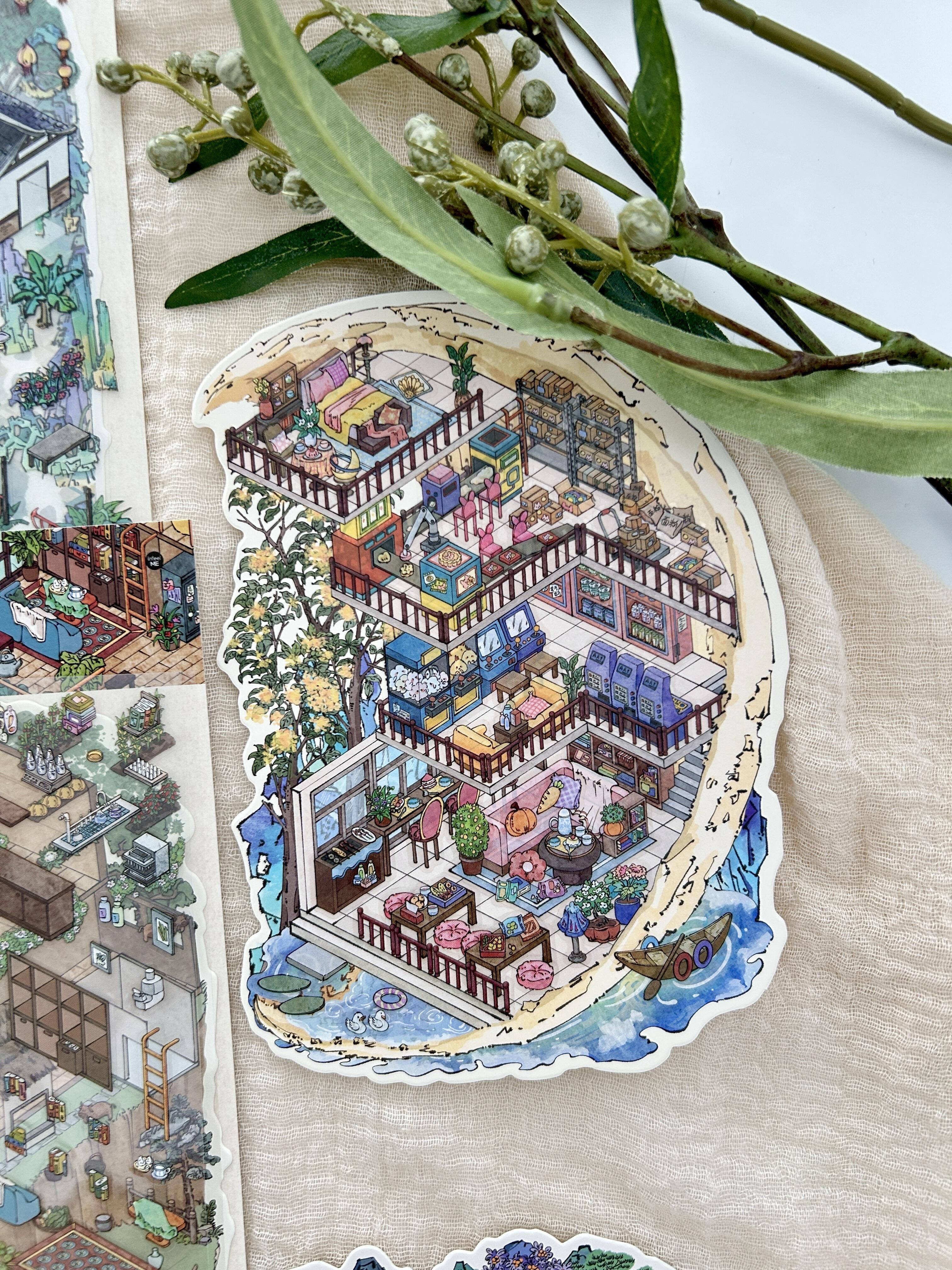 #066 My Cottage Series: Vol.8 Chinoiserie 4 in 1