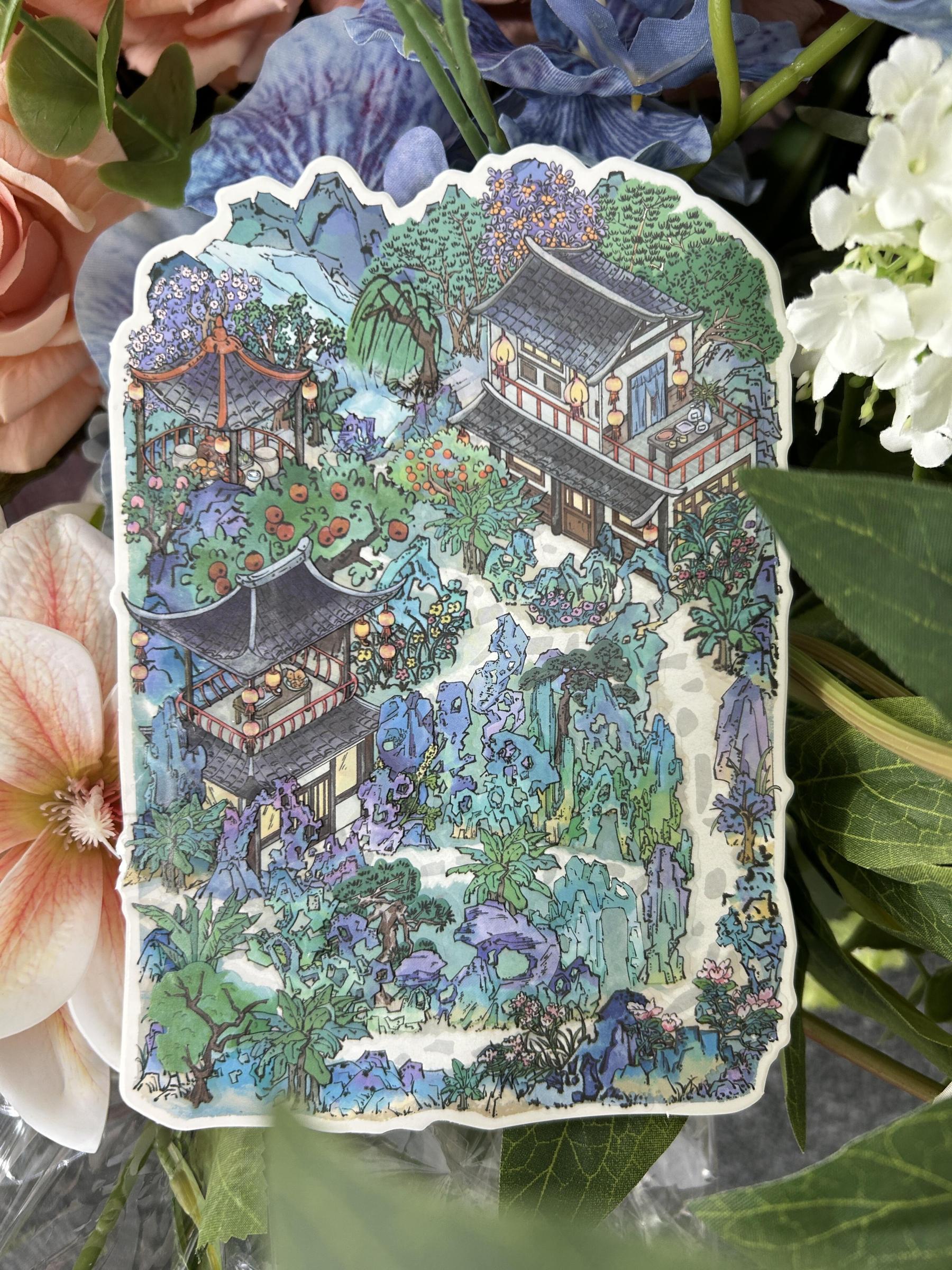 #066 My Cottage Series: Vol.8 Chinoiserie 4 in 1