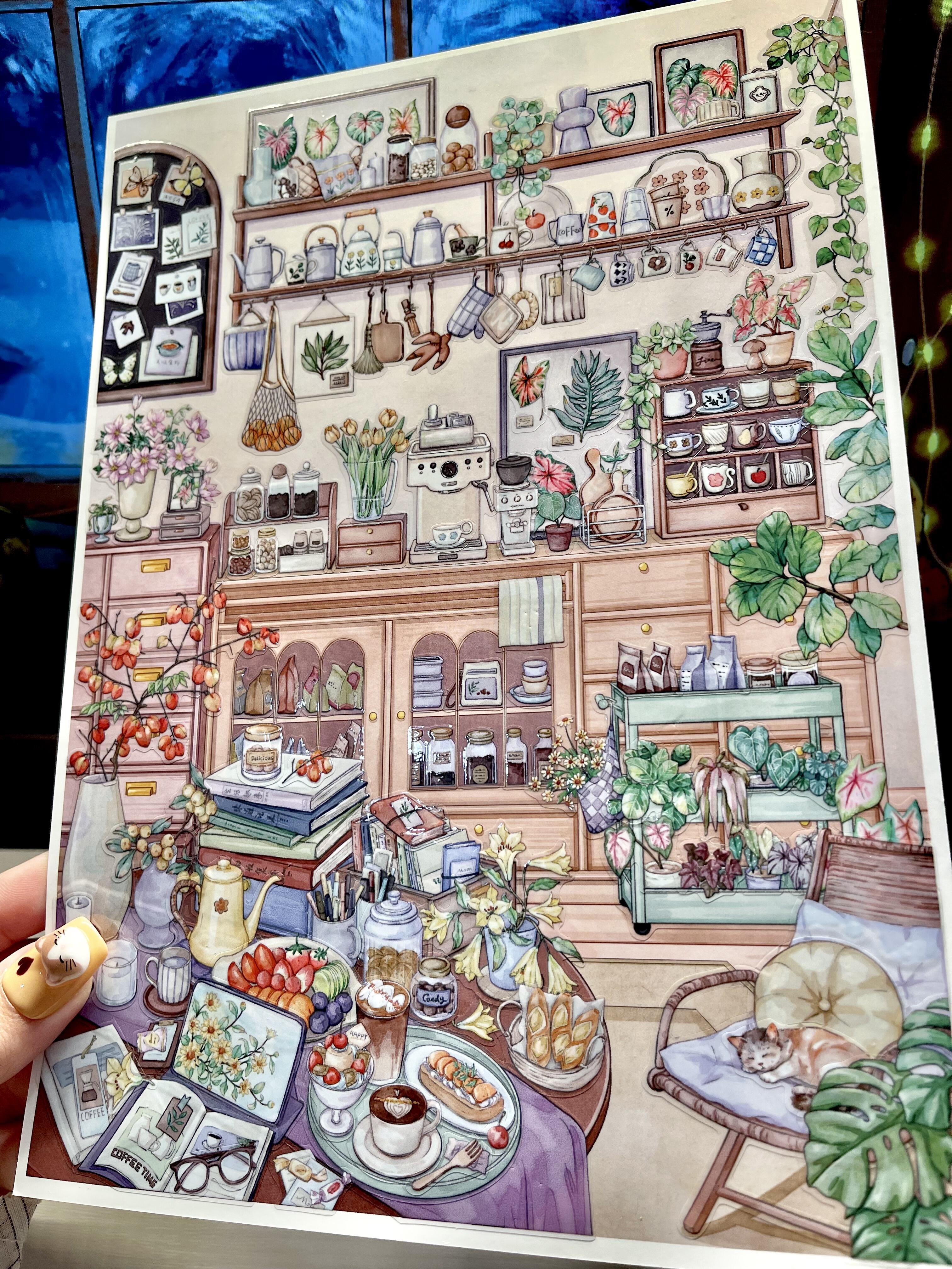 #261 Enjoy coffee time(Size:L）
