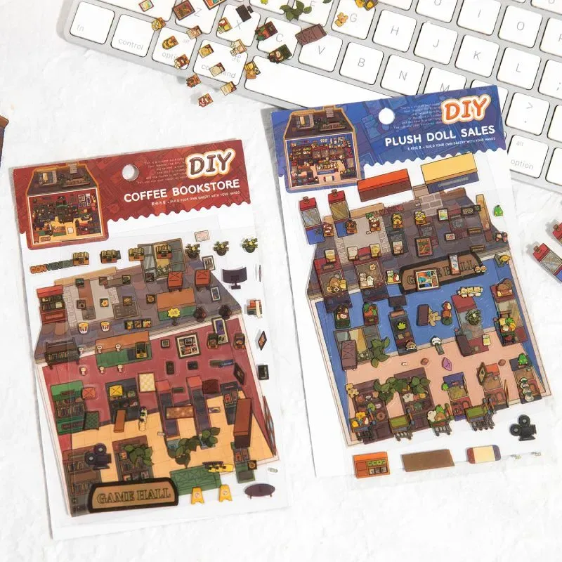 #189 Cuddle Toy Store And Coffee Bookstore(Size:S)