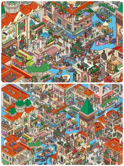 #191 Big Venice city(Size:XXL)