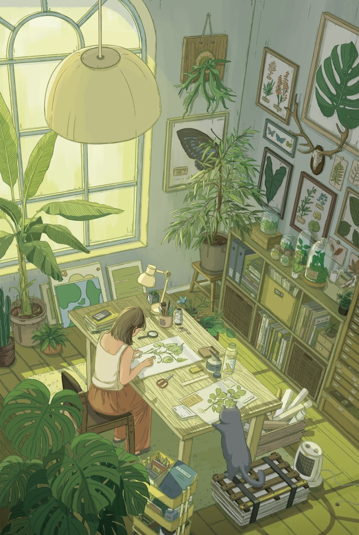 #099 Green house (Size:M)