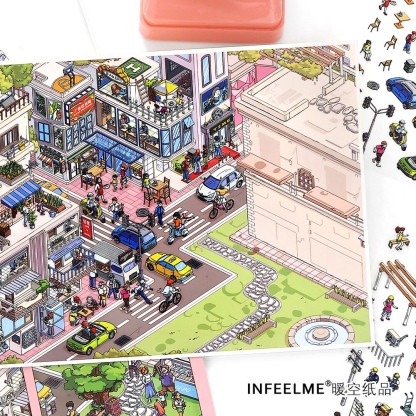 #260 Busy town 31.0(Size:XL)